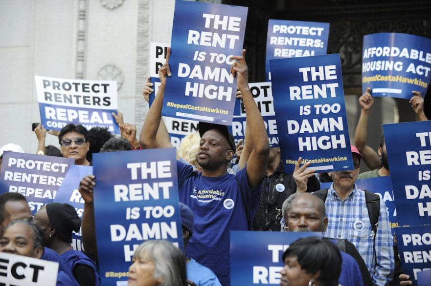 Housing Is A Human Right rent control California