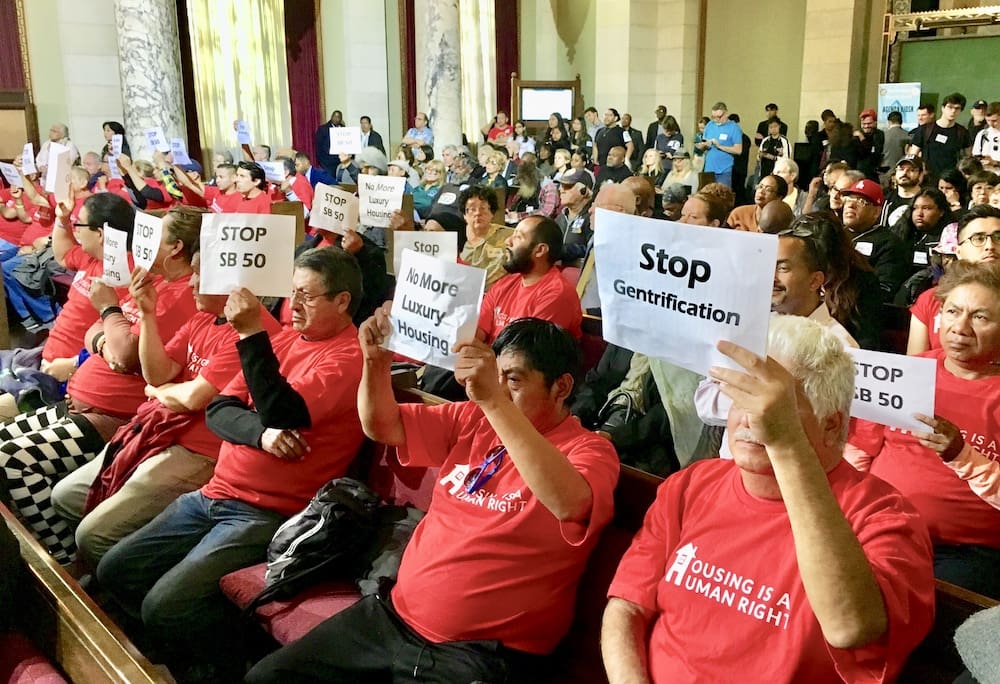 Featured image for “Housing Is A Human Right Opposes Scott Wiener’s SB 50”
