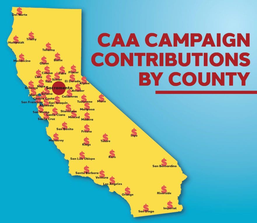 California Apartment Association Housing Is A Human Right campaign contributions