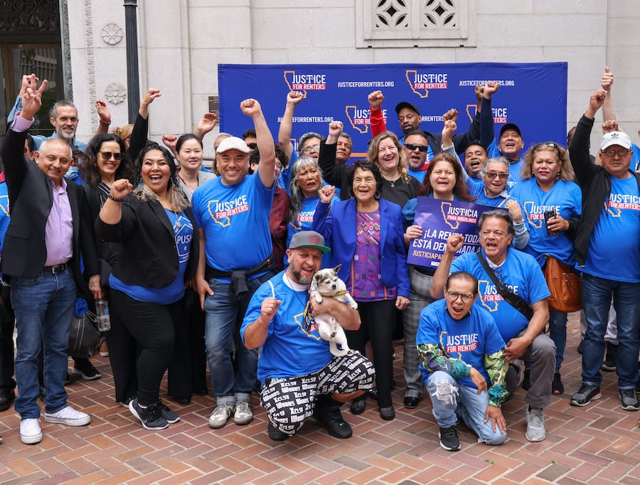 Housing Is A Human Right Delivers More Than 800,000 Signatures for Rent