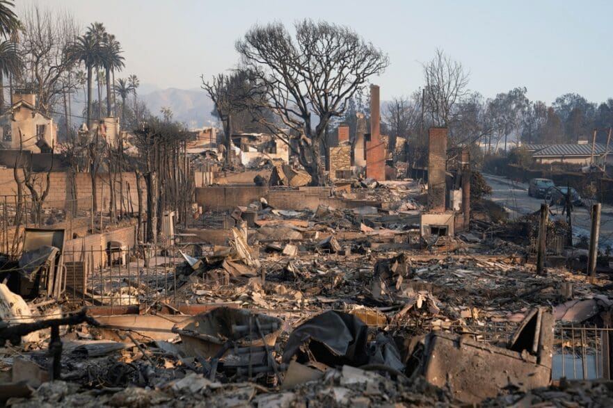 Housing Is A Human Right AB 246 Los Angeles wildfires