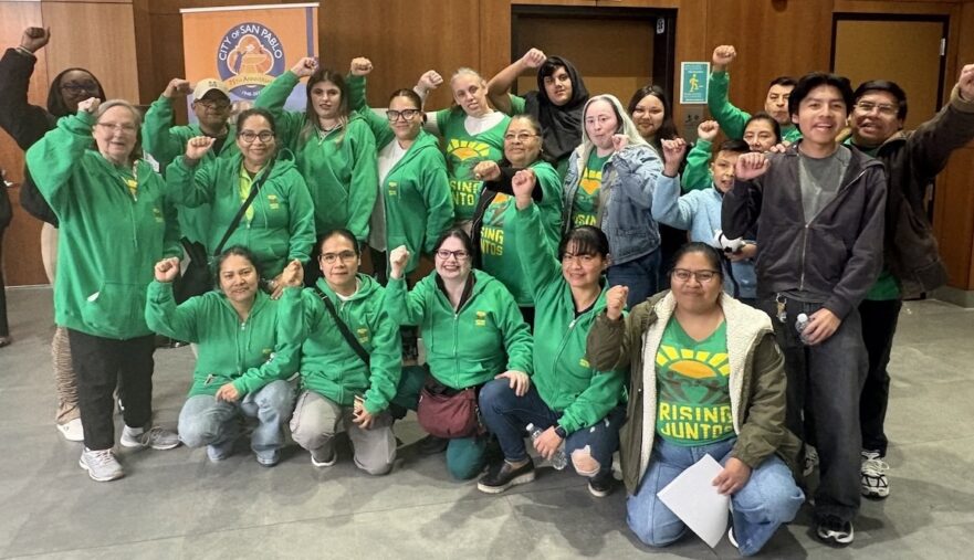 San Pablo California residents housing is a human right rent control