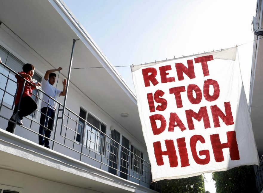 Housing Is A Human Right rent control Salinas Redwood City